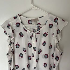 Loft Ruffle Sleeve Tunic